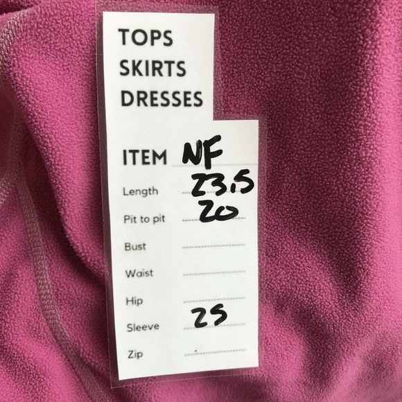 Women's THE NORTH FACE TKA MICRO 1/2 Zip Hoodie Pullover Fleece Size Large pink - Picture 12 of 12